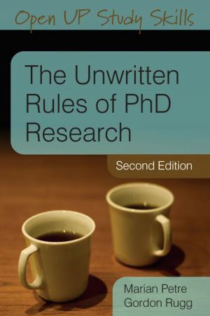 Cover of the book THE UNWRITTEN RULES OF PHD RESEARCH by Robert Perry