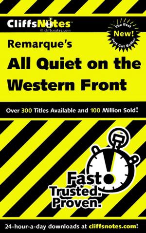 Book cover of CliffsNotes on Remarque's All Quiet on the Western Front
