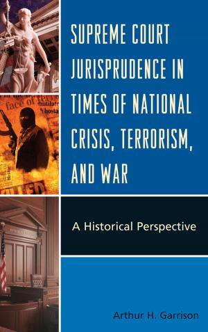 Cover of Supreme Court Jurisprudence in Times of National Crisis, Terrorism, and War