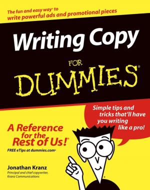 Cover of the book Writing Copy&nbsp;For Dummies by Richard Pettinger, Bob Nelson, Peter Economy