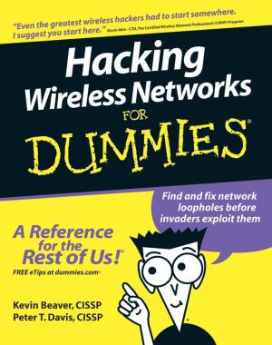 Book cover of Hacking Wireless Networks For Dummies