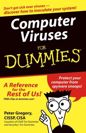 Cover of the book Computer Viruses For Dummies by Brad Evans, Julian Reid