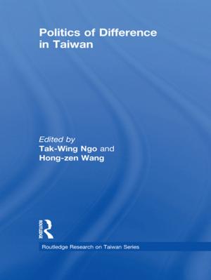 Cover of Politics of Difference in Taiwan