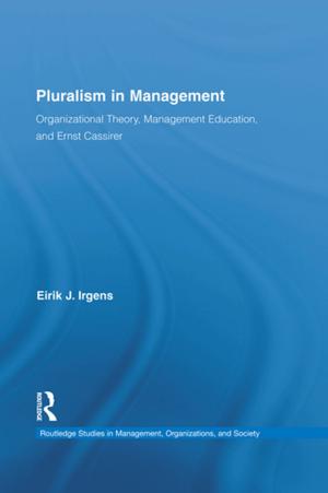 Cover of the book Pluralism in Management by Iwan Davies