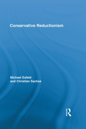 Cover of the book Conservative Reductionism by Max Barlow