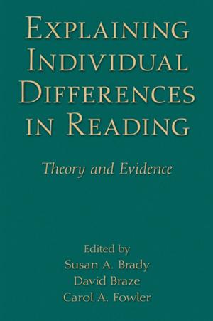 Cover of the book Explaining Individual Differences in Reading by Nicole I Torres