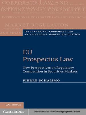 Cover of the book EU Prospectus Law by James N. Thompson, Jr, Jenna J. Hellack, Gerald Braver, David S. Durica