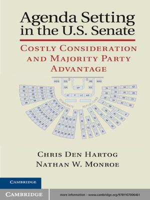 Cover of the book Agenda Setting in the U.S. Senate by Homer