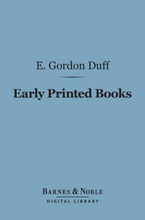 Cover of the book Early Printed Books (Barnes & Noble Digital Library) by Bertha Runkle