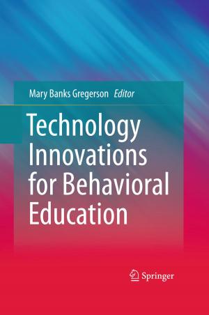 bigCover of the book Technology Innovations for Behavioral Education by 