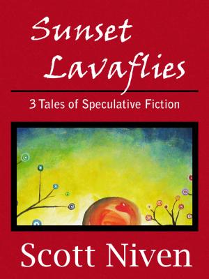 Book cover of Sunset Lavaflies: 3 Tales of Speculative Fiction