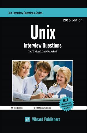 Cover of the book UNIX Interview Questions You'll Most Likely Be Asked by Vibrant Publishers