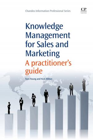 Cover of the book Knowledge Management for Sales and Marketing by Terry A. Tattar