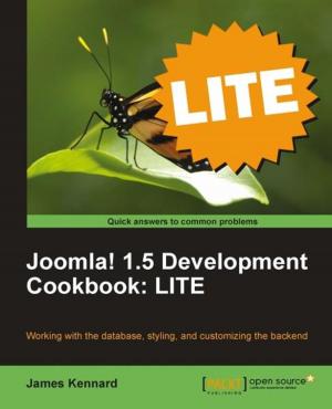 Cover of Joomla! 1.5 Development Cookbook: LITE