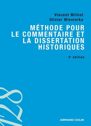 Cover of the book Méthode pour le commentaire et la dissertation historiques by Pierre G. Coslin