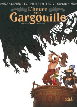 Cover of the book L'heure de la gargouille by Jean-Pierre Andrevon, Afif Khaled