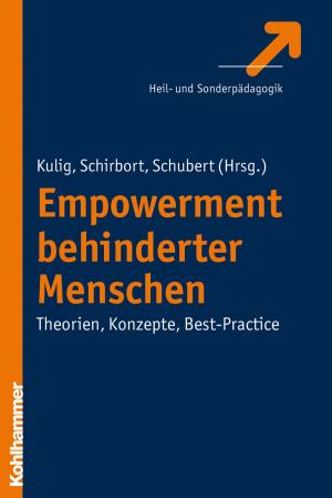 Cover of the book Empowerment behinderter Menschen by Dominik Burkard, Reinhold Weber, Peter Steinbach, Julia Angster