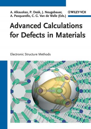 Cover of the book Advanced Calculations for Defects in Materials by CCPS (Center for Chemical Process Safety)