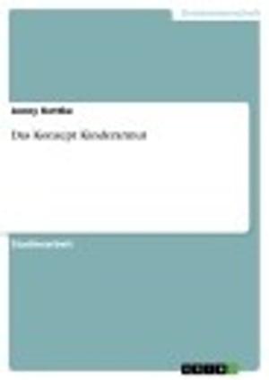 bigCover of the book Das Konzept Kinderarmut by 