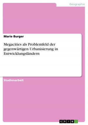 Cover of the book Megacities als Problemfeld der gegenwärtigen Urbanisierung in Entwicklungsländern by Martin Schultze
