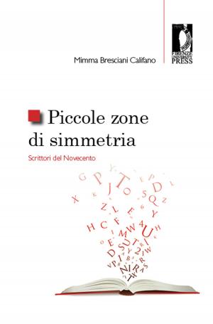 Cover of the book Piccole zone di simmetria. Scrittori del Novecento by Dessí, Giuseppe, Nencioni, Francesca; Linari, Franca (a cura di)