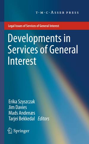 Cover of Developments in Services of General Interest
