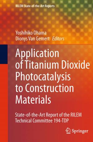 Cover of the book Application of Titanium Dioxide Photocatalysis to Construction Materials by J.J. Daemen, K. Fuenkajorn