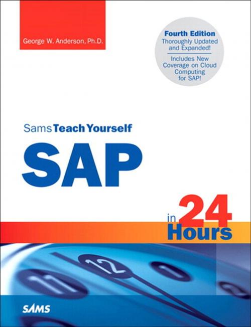Cover of the book Sams Teach Yourself SAP in 24 Hours by George Anderson, Pearson Education