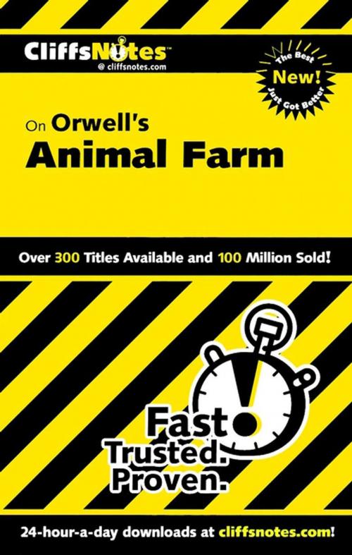 Cover of the book CliffsNotes on Orwell's Animal Farm by Daniel Moran, Houghton Mifflin Harcourt