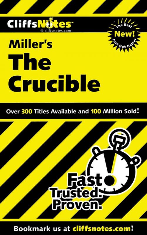 Cover of the book CliffsNotes on Miller's The Crucible by Denis M. Calandra, Jennifer L. Scheidt, HMH Books