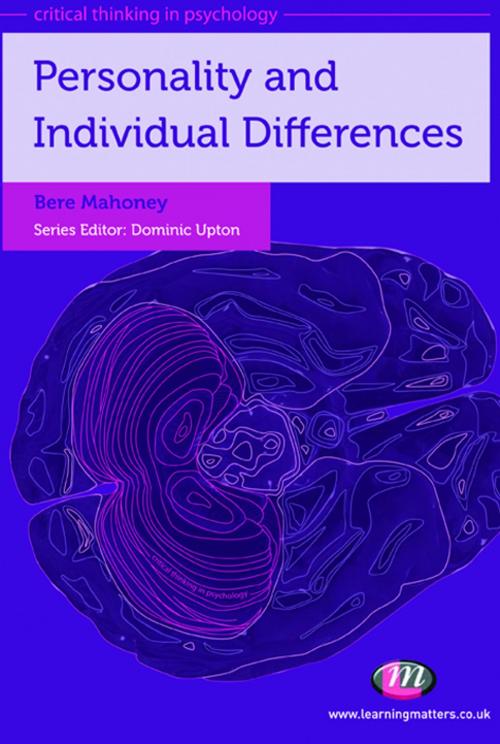 Cover of the book Personality and Individual Differences by Dr Bere Mahoney, SAGE Publications
