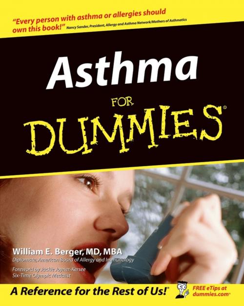 Cover of the book Asthma For Dummies by William E. Berger, Wiley