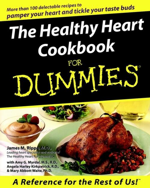 Cover of the book The Healthy Heart Cookbook For Dummies by James M. Rippe, Wiley