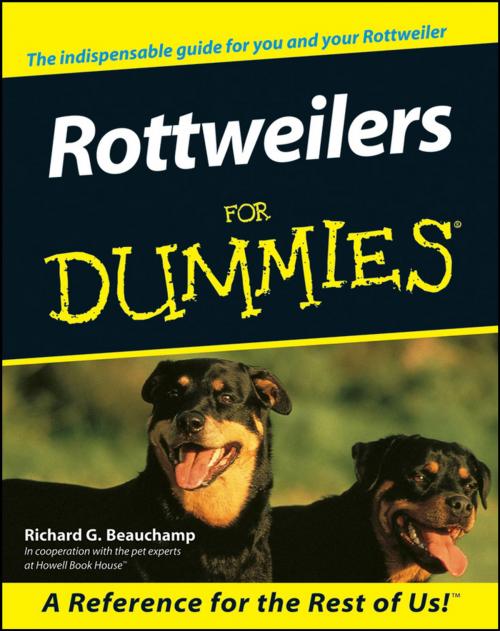 Cover of the book Rottweilers For Dummies by Richard G. Beauchamp, Wiley