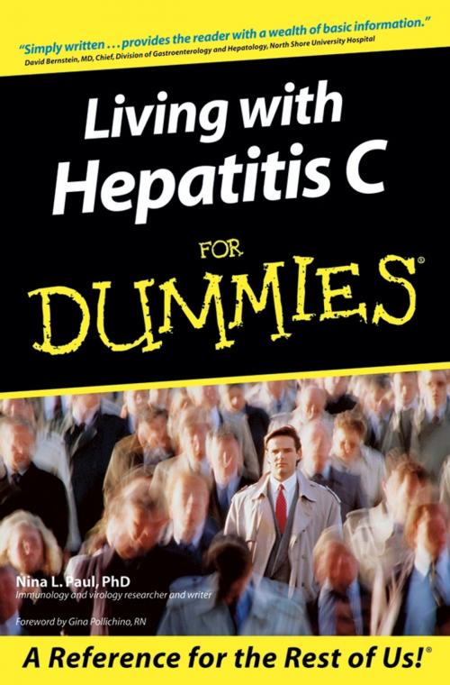 Cover of the book Living With Hepatitis C For Dummies by Nina L. Paul, Wiley