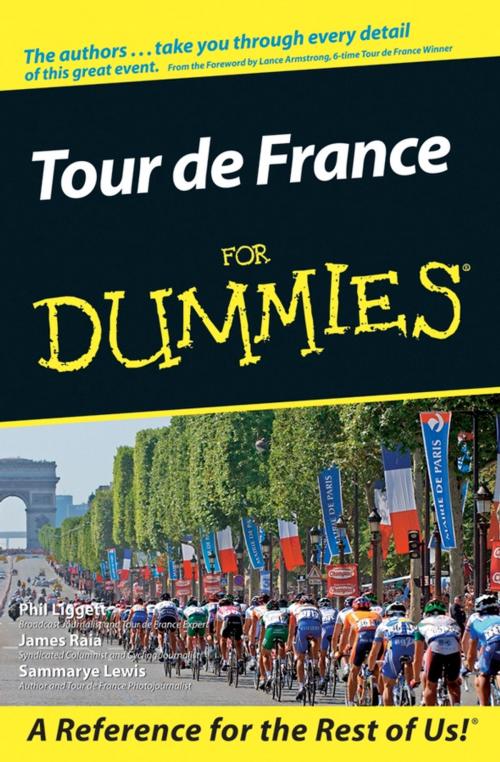 Cover of the book Tour De France For Dummies by Phil Liggett, James Raia, Sammarye Lewis, Wiley