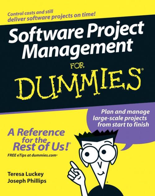 Cover of the book Software Project Management For Dummies by Teresa Luckey, Joseph Phillips, Wiley