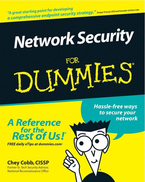 Cover of the book Network Security For Dummies by Chey Cobb, Wiley