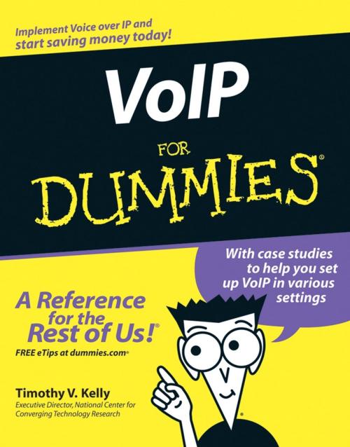 Cover of the book VoIP For Dummies by Timothy V. Kelly, Wiley