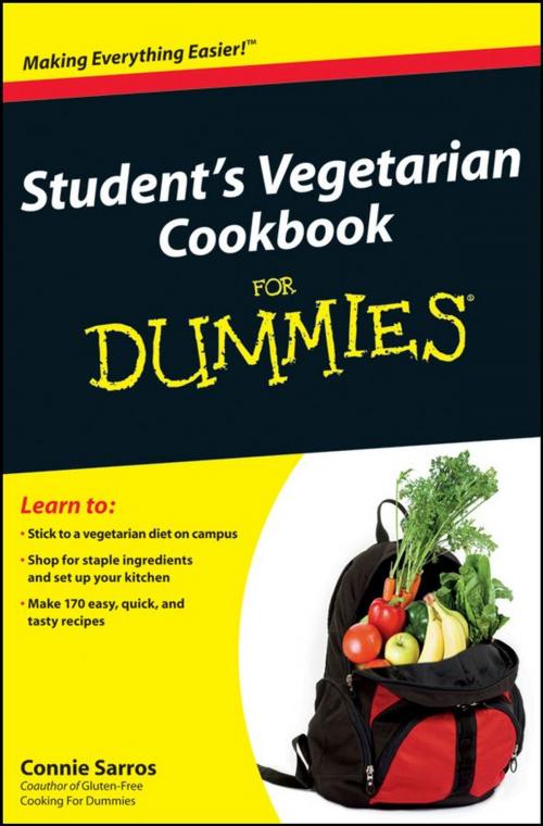 Cover of the book Student's Vegetarian Cookbook For Dummies by Connie Sarros, Wiley