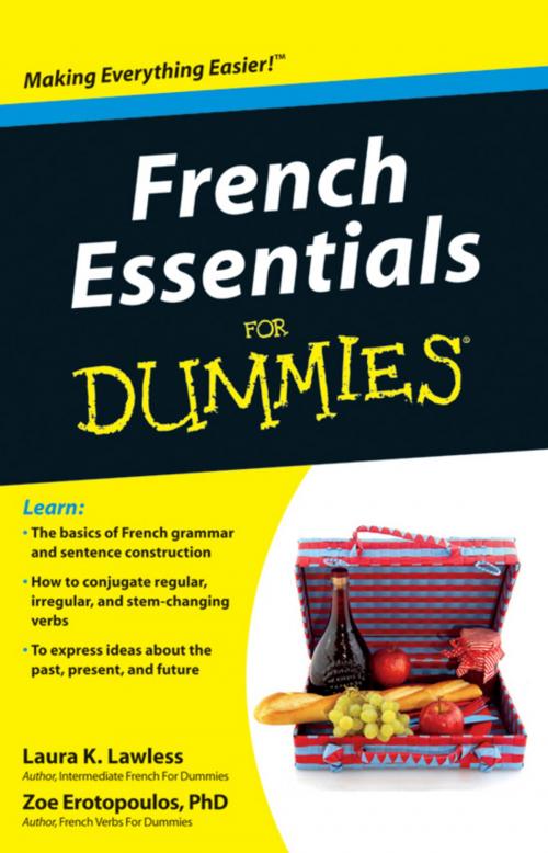 Cover of the book French Essentials For Dummies by Laura K. Lawless, Erotopoulos, John Wiley & Sons