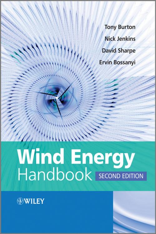 Cover of the book Wind Energy Handbook by Tony Burton, Nick Jenkins, David Sharpe, Ervin Bossanyi, Wiley