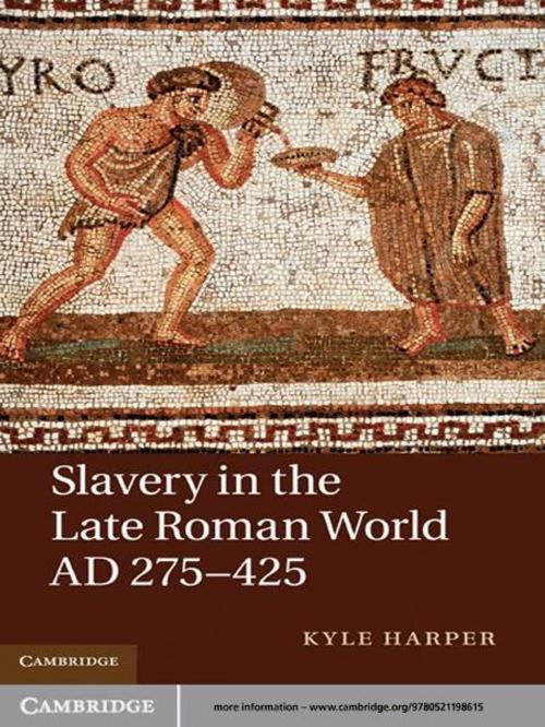 Cover of the book Slavery in the Late Roman World, AD 275–425 by Kyle Harper, Cambridge University Press