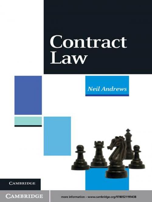 Cover of the book Contract Law by Neil  Andrews, Cambridge University Press