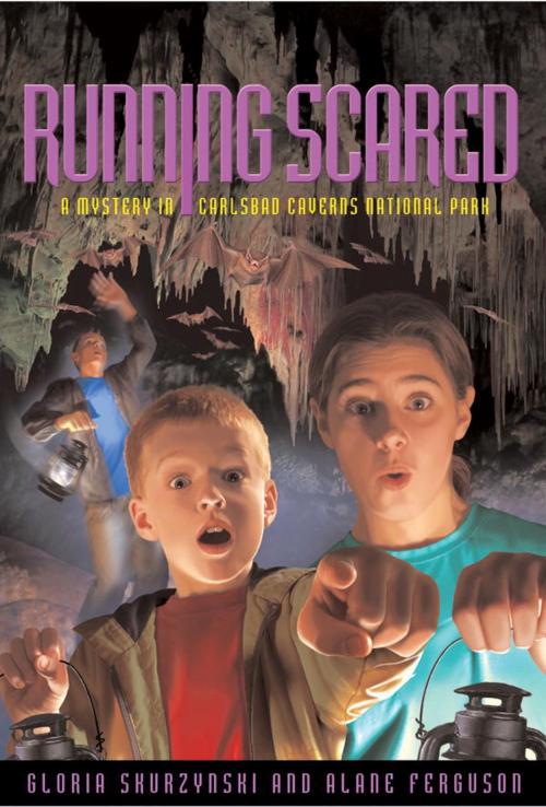 Cover of the book Mysteries in Our National Parks: Running Scared by Alane Ferguson, Gloria Skurzynski, National Geographic Society