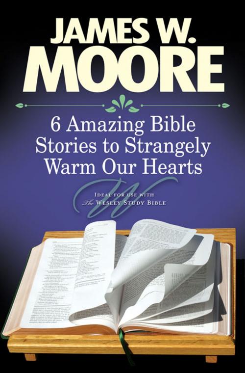Cover of the book 6 Amazing Bible Stories to Strangely Warm Our Hearts by James W. Moore, Abingdon Press