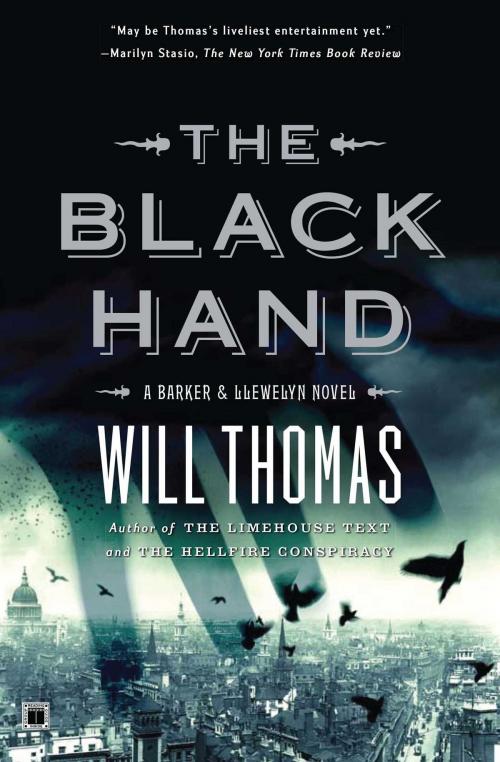 Cover of the book The Black Hand by Will Thomas, Touchstone