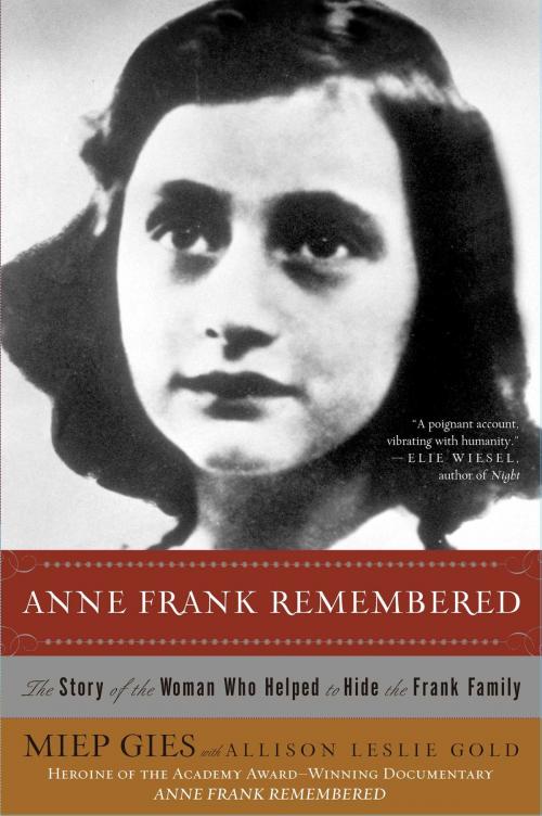 Cover of the book Anne Frank Remembered by Miep Gies, Simon & Schuster