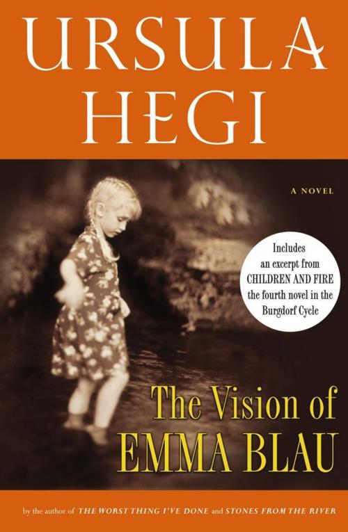 Cover of the book The Vision of Emma Blau by Ursula Hegi, Scribner