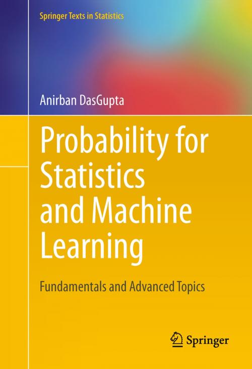 Cover of the book Probability for Statistics and Machine Learning by Anirban DasGupta, Springer New York